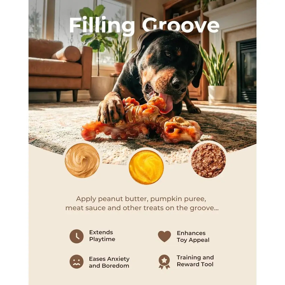 Indestructible Nylon Bone Chew Toys For Aggressive Adult Dogs