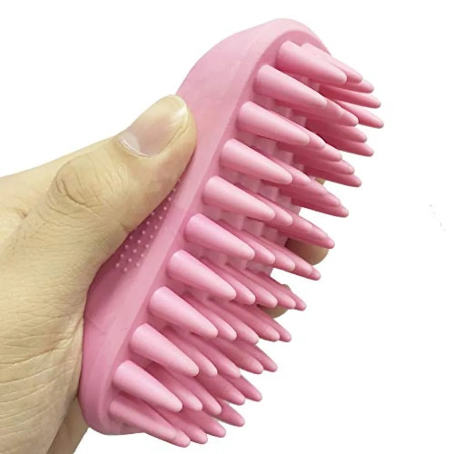Silicone Pet Shampoo Brush For Grooming Dogs And Cats