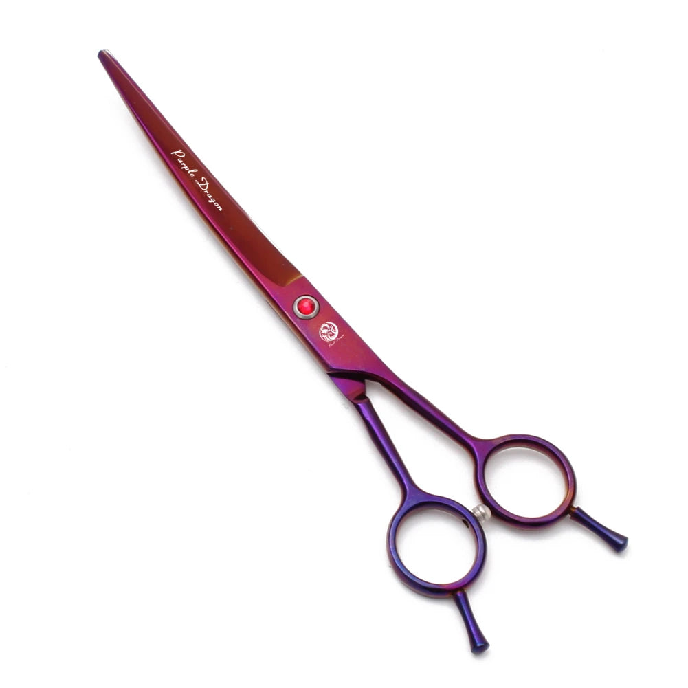 Professional Stainless Steel Curved Dog Grooming Scissors