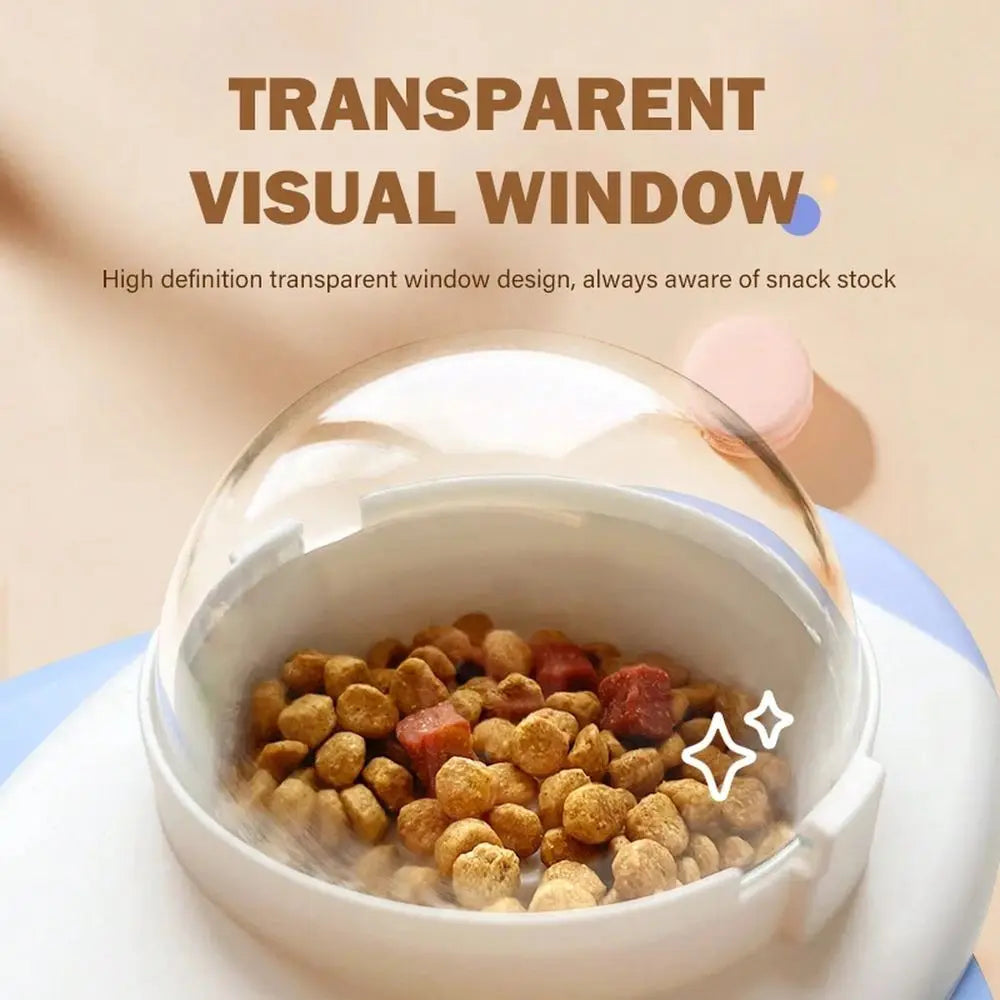 Rotatable Cat Dog Food Dispensing Toy Educational Nylon Ceiling Mount