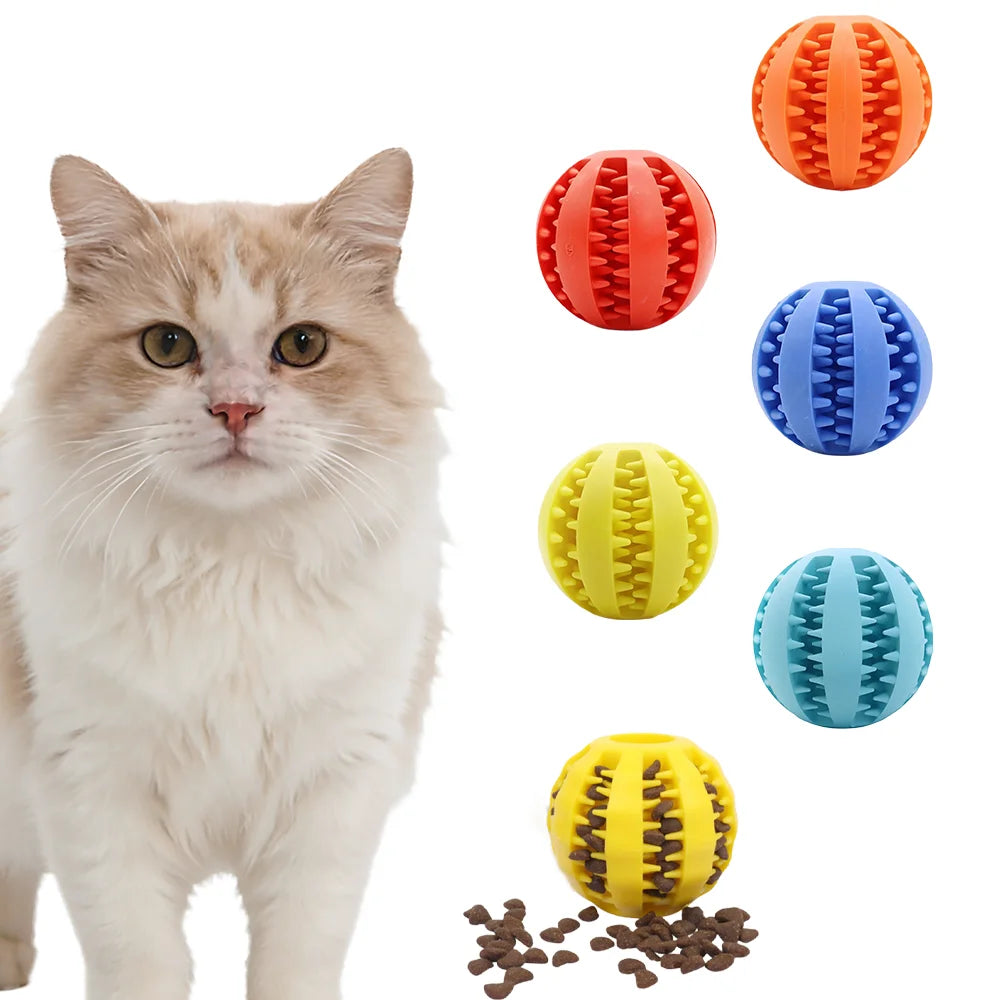 Durable Rubber Dog Teething Puzzle Ball For Biting Training