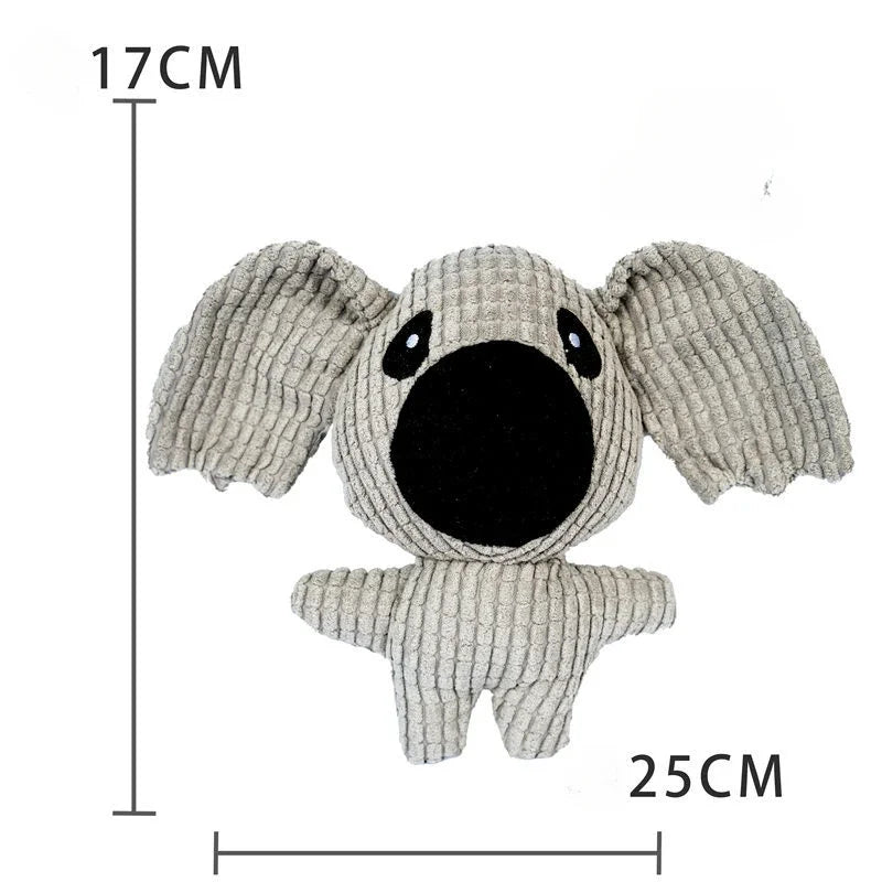 Durable Plush Duck Dog Chew Toy Featuring Bite Resistant Build