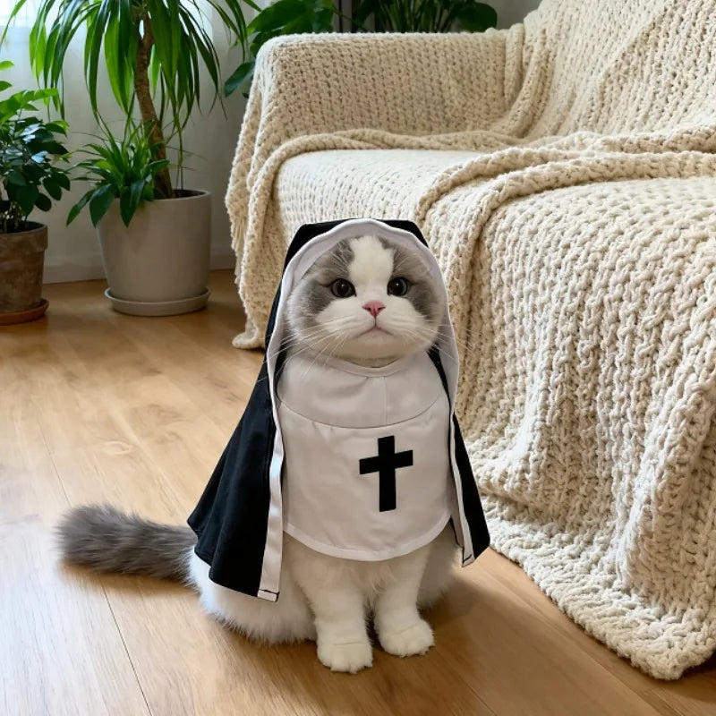 DKSTINYE Kitten Jesus Pet Costume For Dogs And Cats Parties
