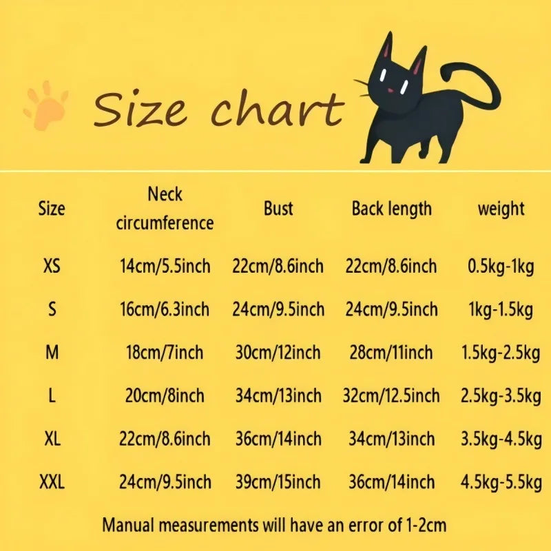 Warm Stretch Four Legged Pet Clothing For Sphinx Cats