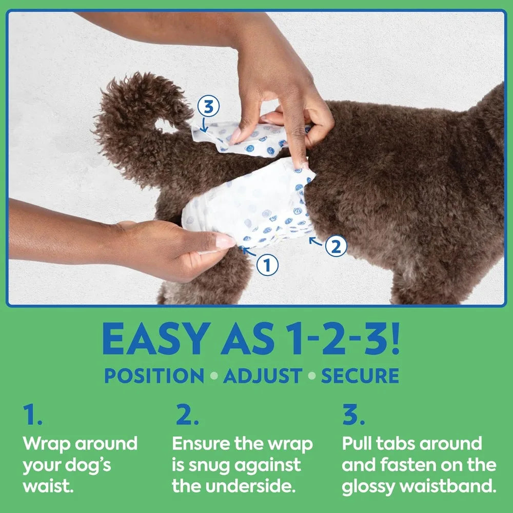 Out Male Dog Wraps Leak Proof Featuring Wet Indicator