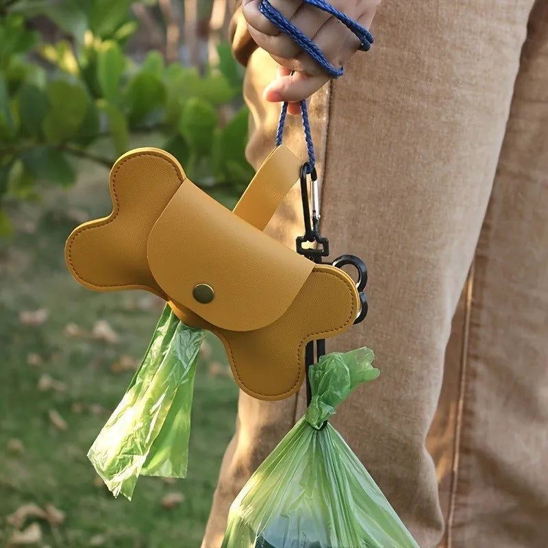Extra Thick Secure Dog Poop Bags With Durable Paw Print