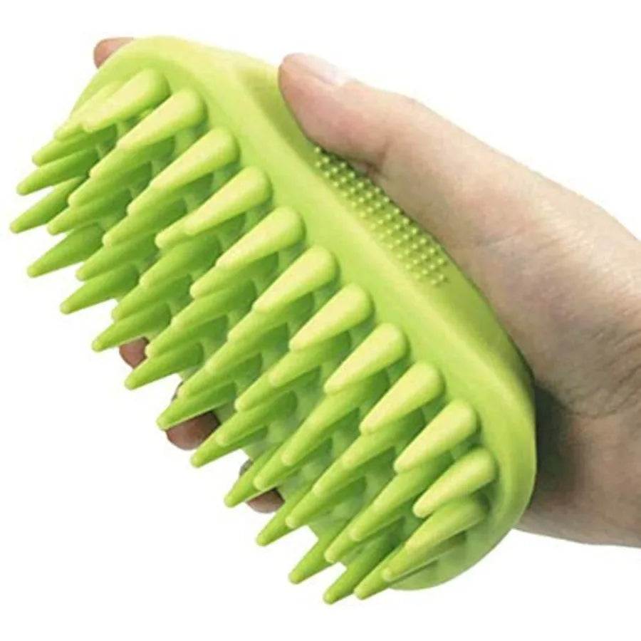 Silicone Pet Shampoo Brush For Grooming Dogs And Cats