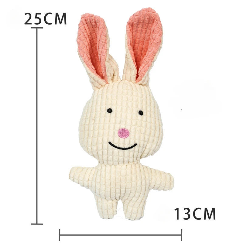 Durable Plush Duck Dog Chew Toy Featuring Bite Resistant Build