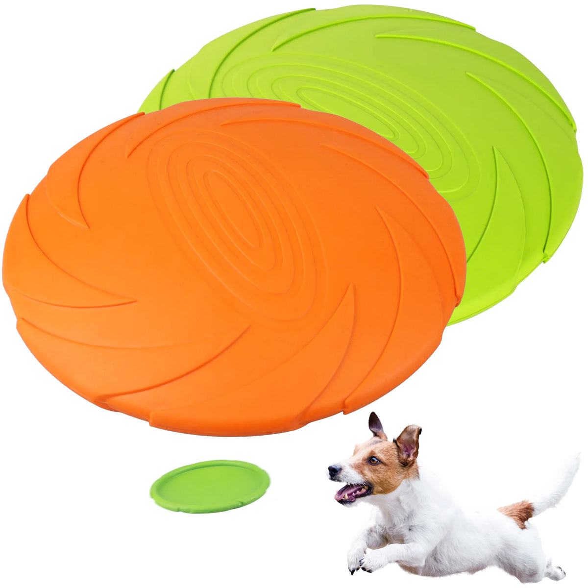 Durable Rubber Floating Flying Disc Dog Toy for Water Play