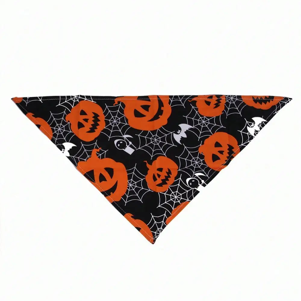 Adjustable Halloween Pet Witch Hat And Bandana Set For Pets