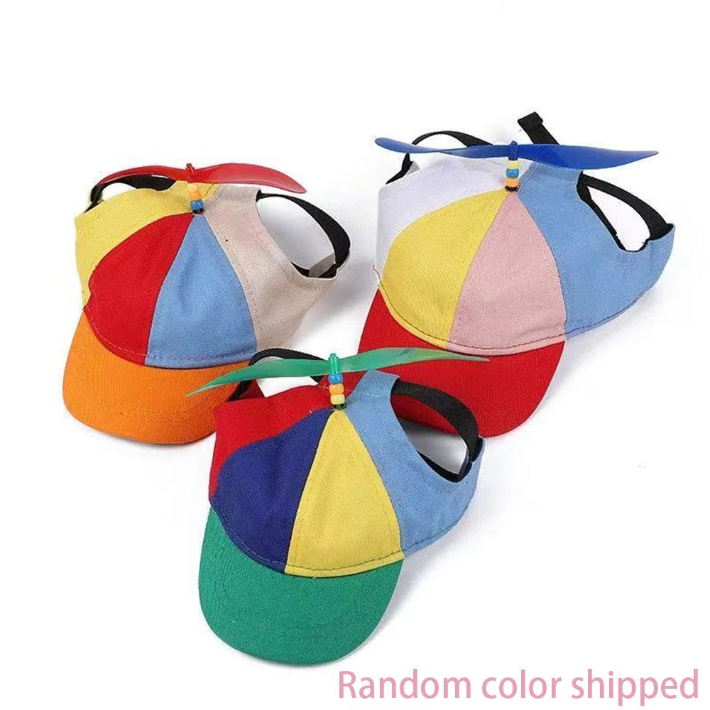 Novelty Helicopter Propeller Pet Hat For Cats And Dogs