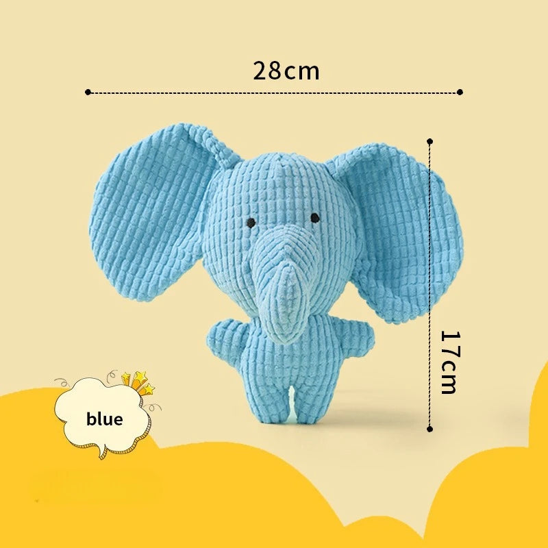 Durable Plush Duck Dog Chew Toy Featuring Bite Resistant Build