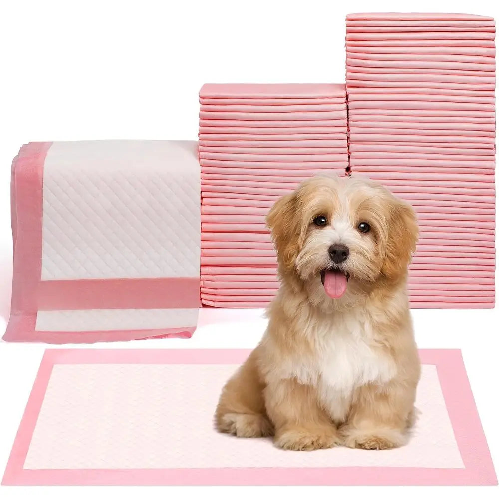 Disposable Puppy Training Pads Ultra Absorbent Leak Proof Quick Dry