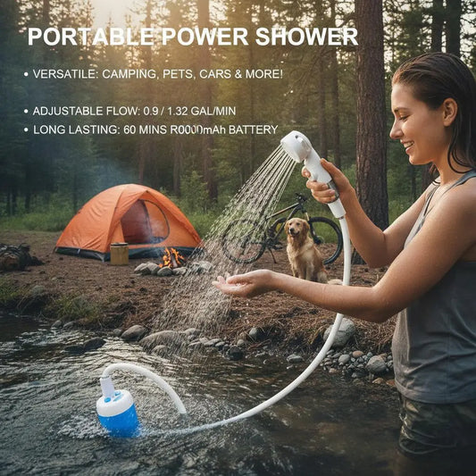 Rechargeable Handheld Outdoor Shower Sprayer For Pets And Gardening