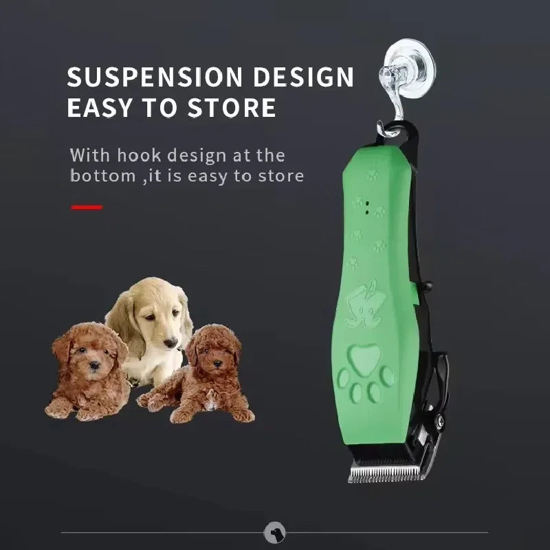 Edieu Professional Pet Clippers With Rechargeable Adjustable Blades