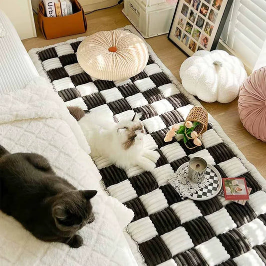 Waterproof Coral Fleece Dog Bed Mat With Anti Slip Cover