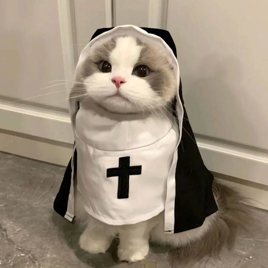 DKSTINYE Kitten Jesus Pet Costume For Dogs And Cats Parties