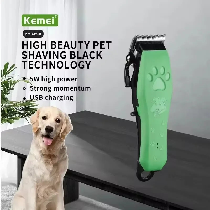 Edieu Professional Pet Clippers With Rechargeable Adjustable Blades