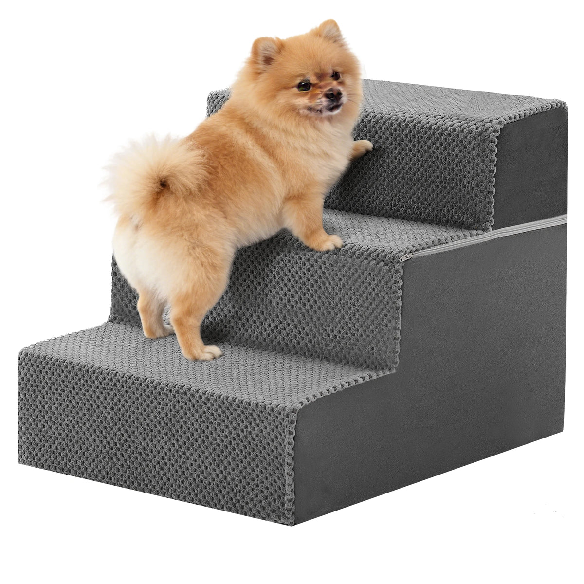 Soft Curved Dog Stairs For Pets Indoor Non Slip Ramp