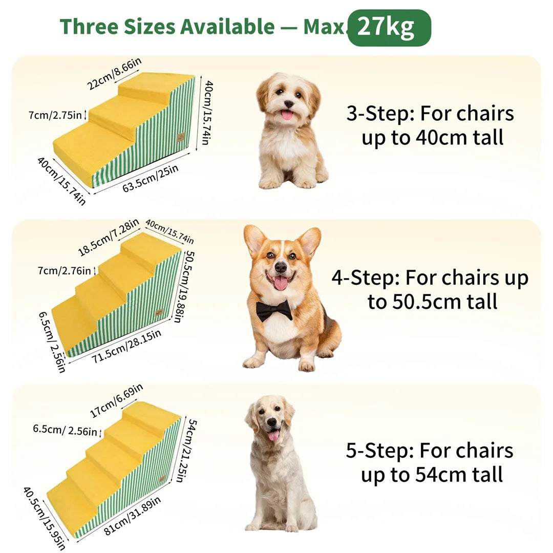 High Density Foam Dog Stairs Non Slip Ramp For Dogs