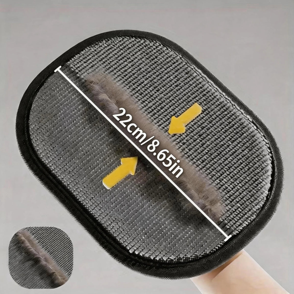 Double Sided Pet Hair Removal Grooming Gloves For Cats Dogs