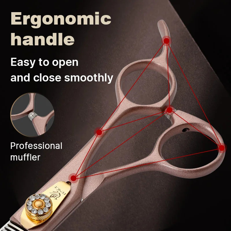 Fenice JP440C Steel Pet Grooming Thinning Scissors For Dogs