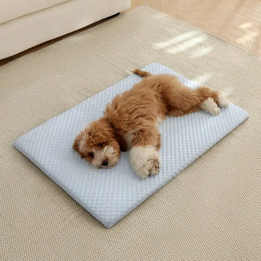Breathable Cotton Cooling Cat Bed With Thick Comfortable Padding