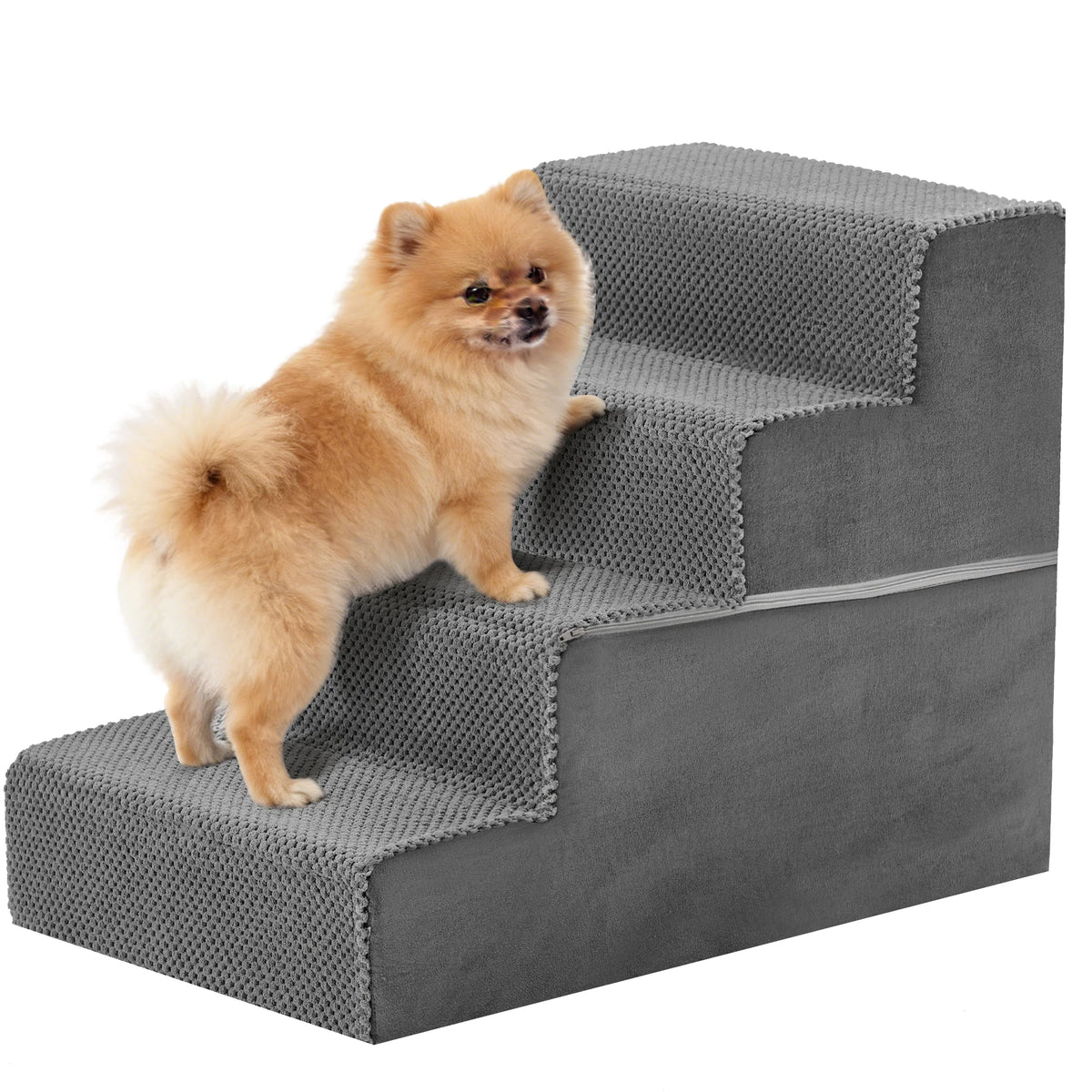 Soft Curved Dog Stairs For Pets Indoor Non Slip Ramp