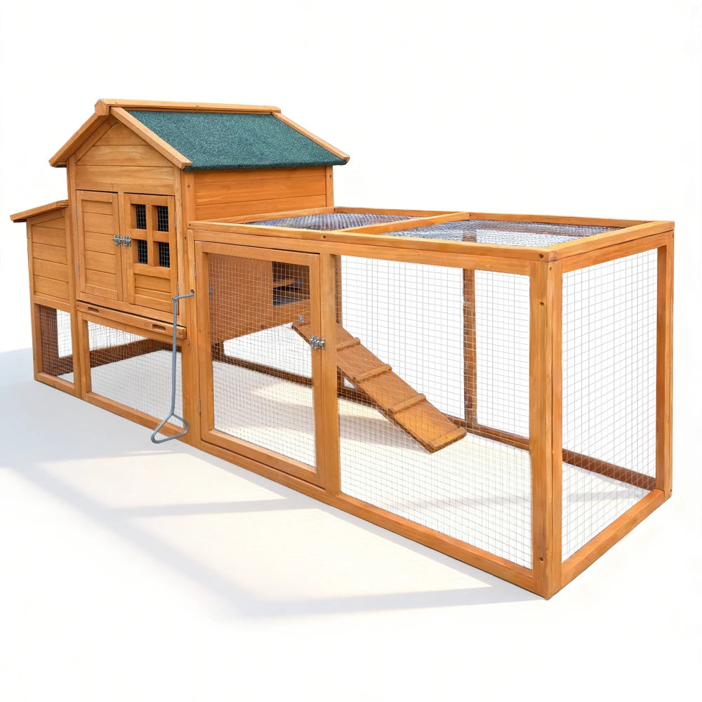 Chicken Coop Nest Box Removable Tray Outdoor Weatherproof Hen House
