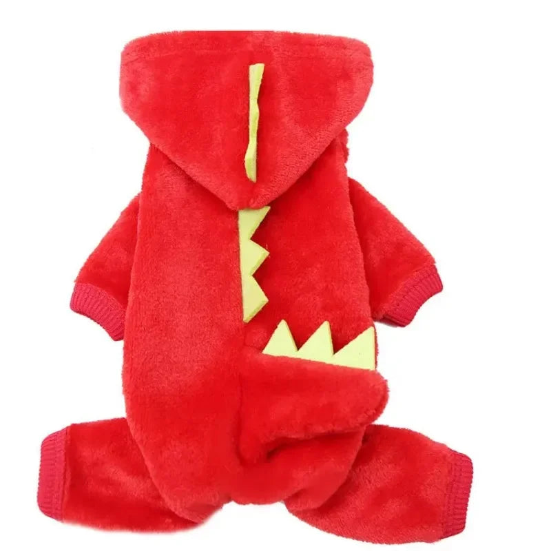Wangmeow Comfy Fleece Dog Jumpsuit Warm Winter Pet Apparel