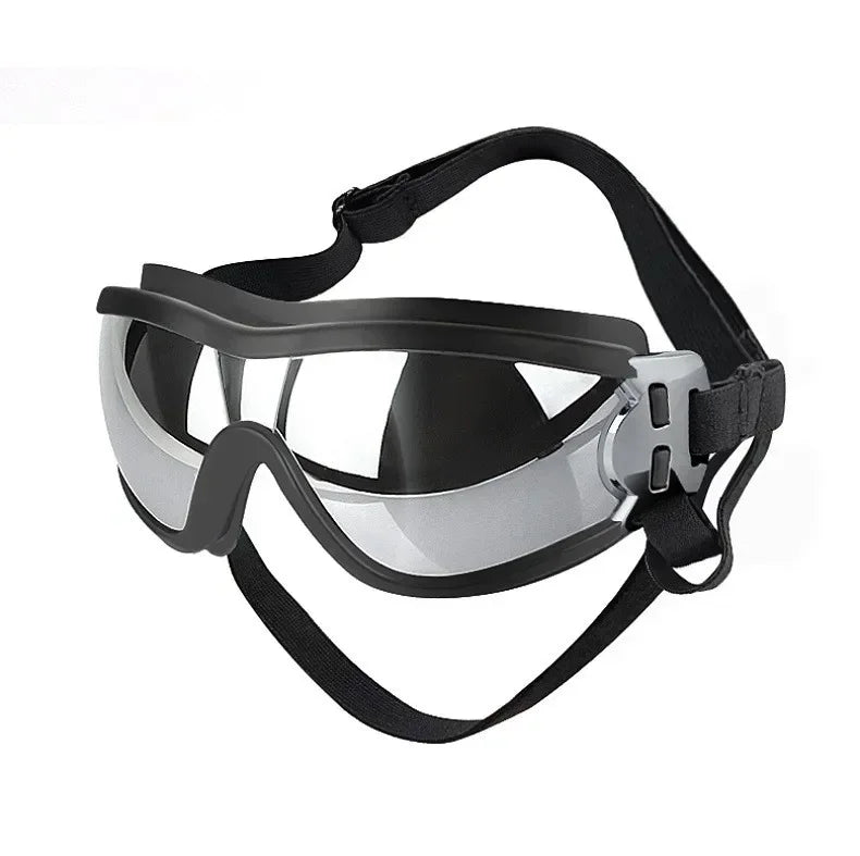 Adjustable Anti UV Windproof Dog Goggles with Dual Straps