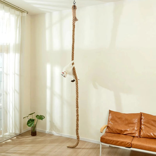 Indoor Cat Sisal Climbing Rope Interactive Scratching Post