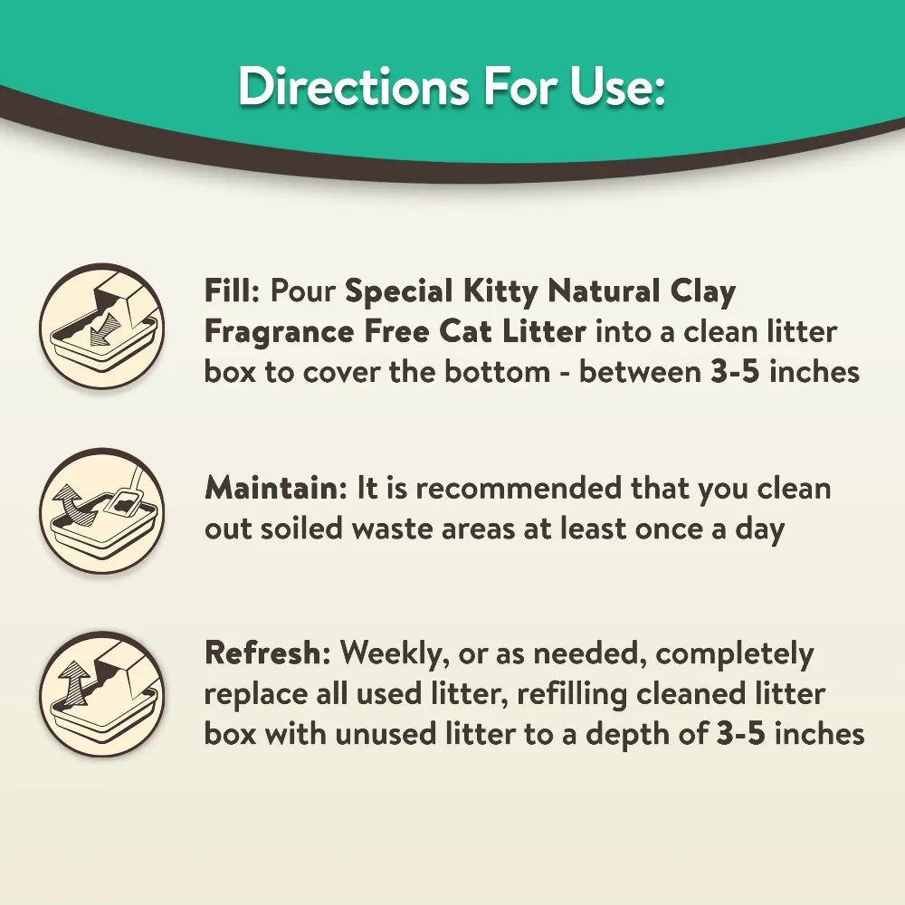 Fresh Scent Clumping Clay Cat Litter With Odor Control