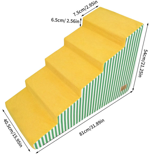 High Density Foam Dog Stairs Non Slip Ramp For Dogs