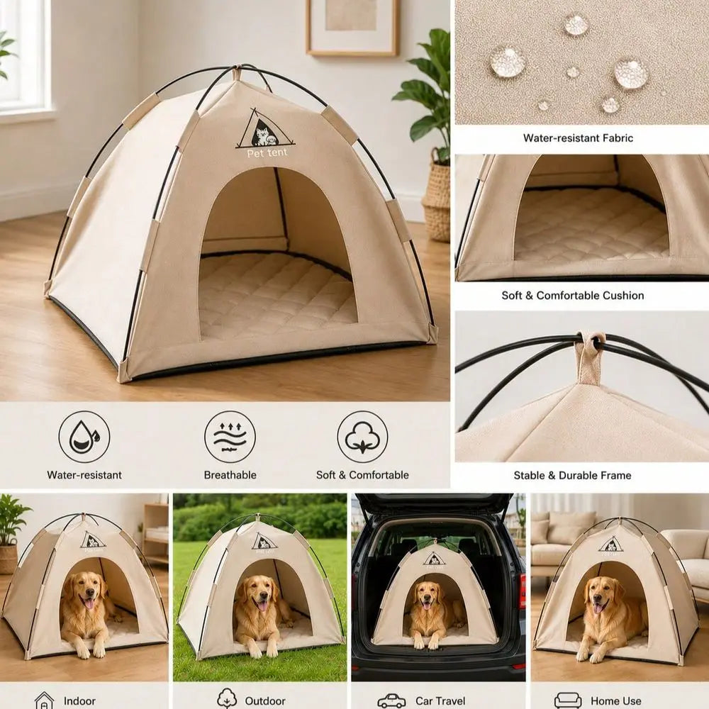 Anti Anxiety Open Pet Hideaway Bed For Cats And Dogs