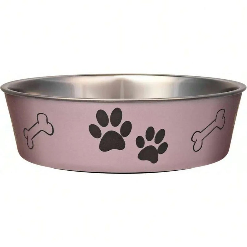 Spill Proof Stainless Steel Pet Dog Cat Food Water Dish