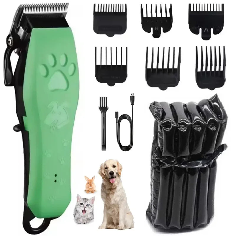 Edieu Professional Pet Clippers With Rechargeable Adjustable Blades