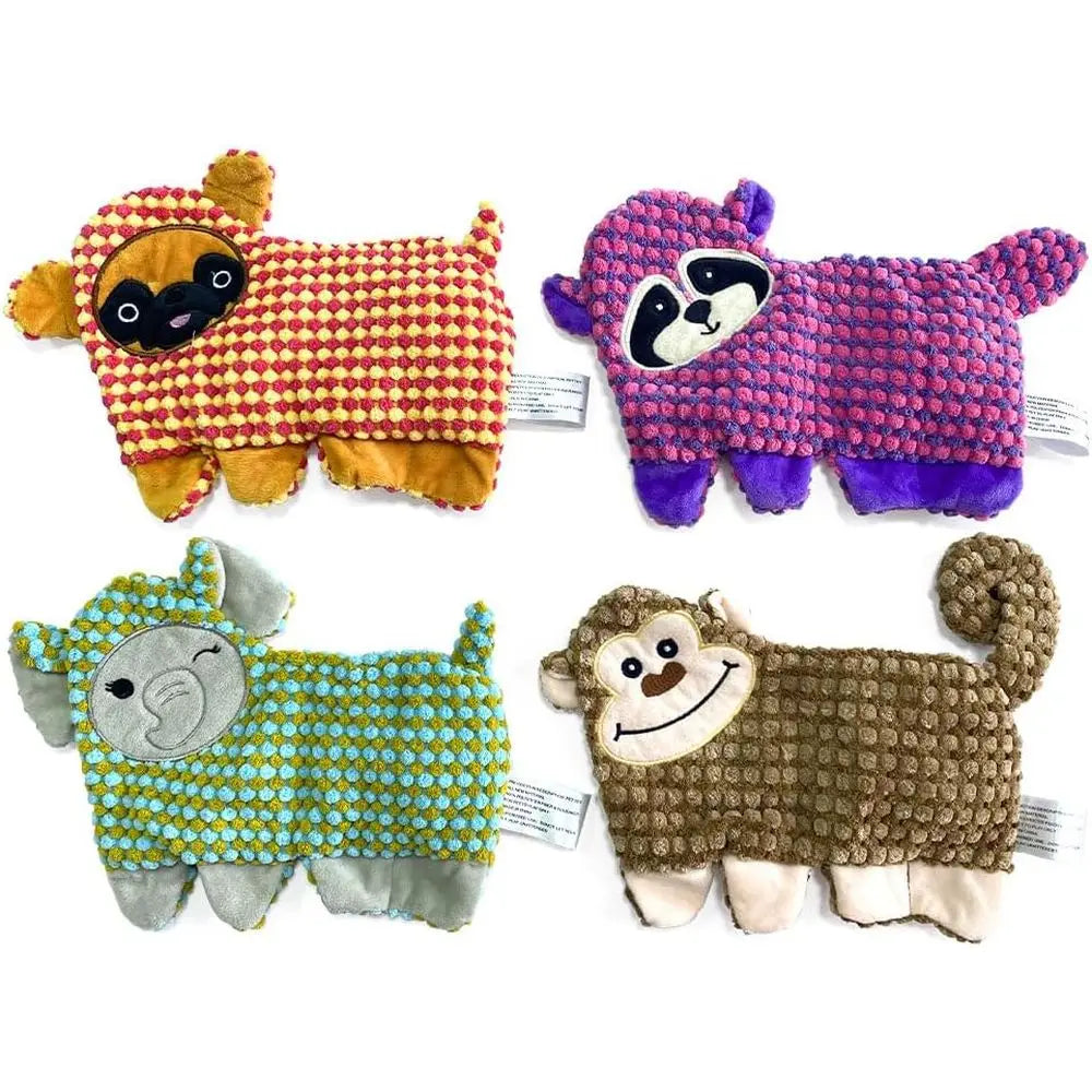 No Stuffing Crinkle Squeaker Dog Toy For Small Medium Breeds