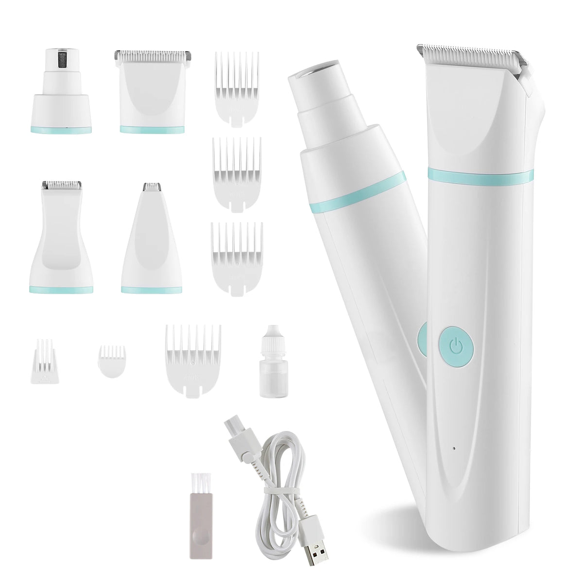 Cordless Dog Clippers Low Noise Pet Grooming With Rechargeable Battery