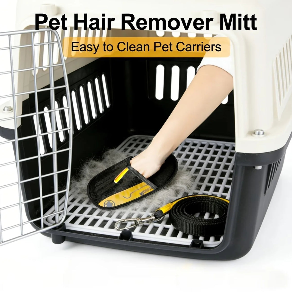 Double Sided Pet Hair Removal Grooming Gloves For Cats Dogs