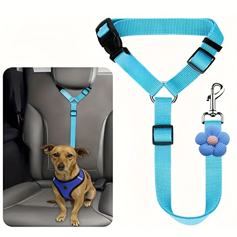 Premium Polyester Dog Car Seat Belt Safety Tether Leash