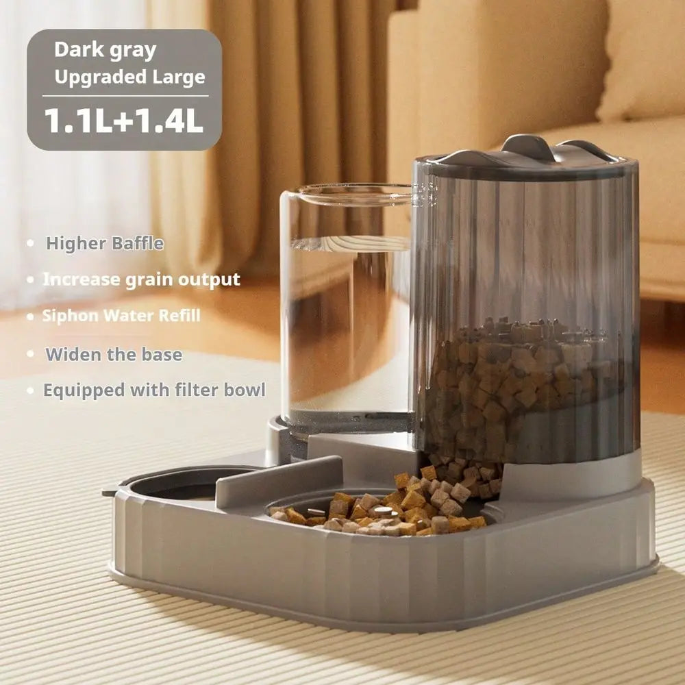 Automatic Cat Feeder With Quantitative Feeding And Large Capacity
