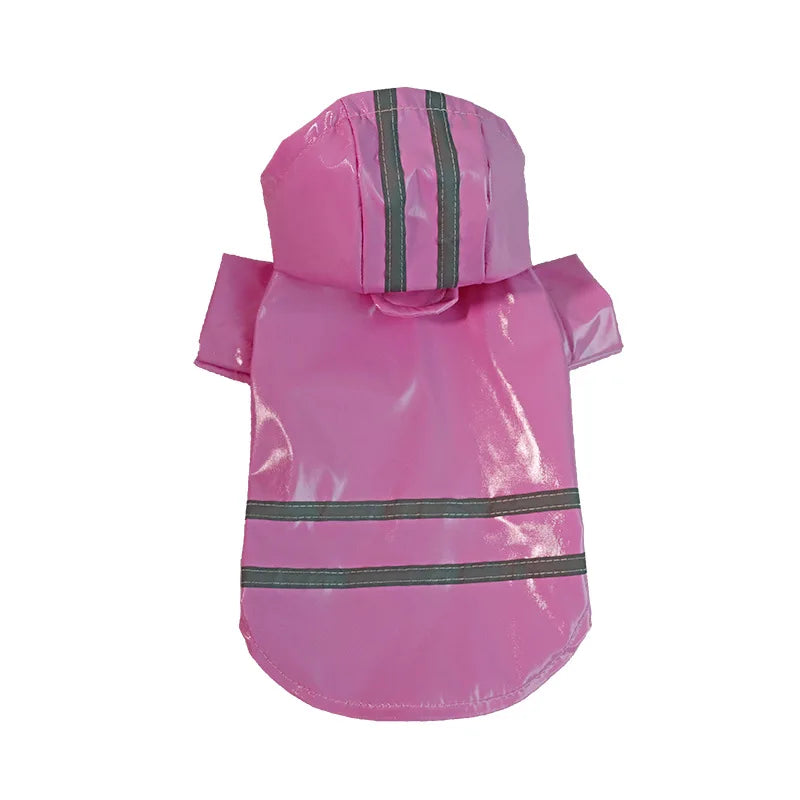 Waterproof PU Raincoat Jacket For Small Dogs And Cats