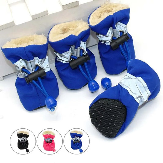 Antiskid Waterproof Puppy Dog Shoes Soft Soled Winter Boots
