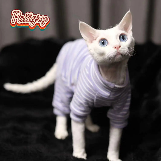 Warm Stretch Four Legged Pet Clothing For Sphinx Cats