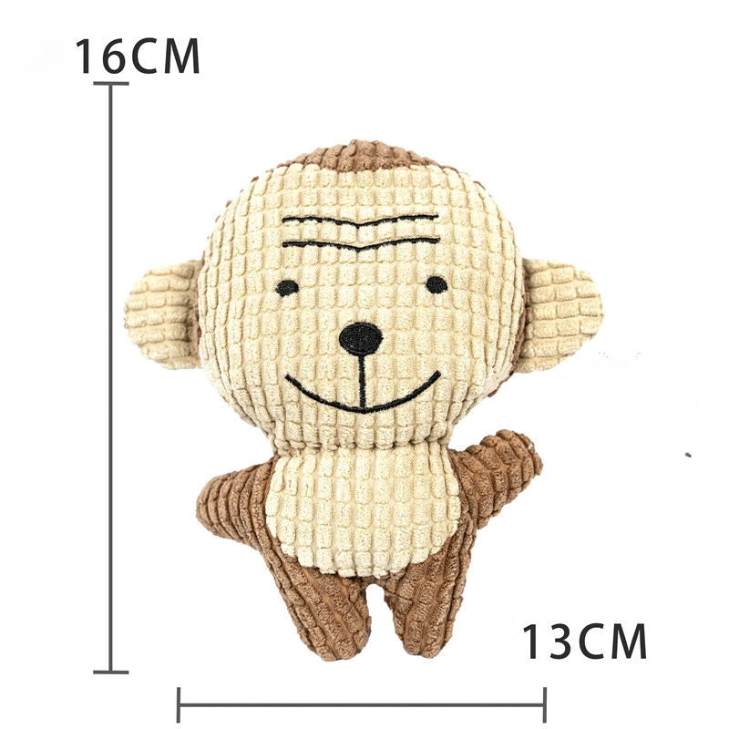 Durable Plush Duck Dog Chew Toy Featuring Bite Resistant Build
