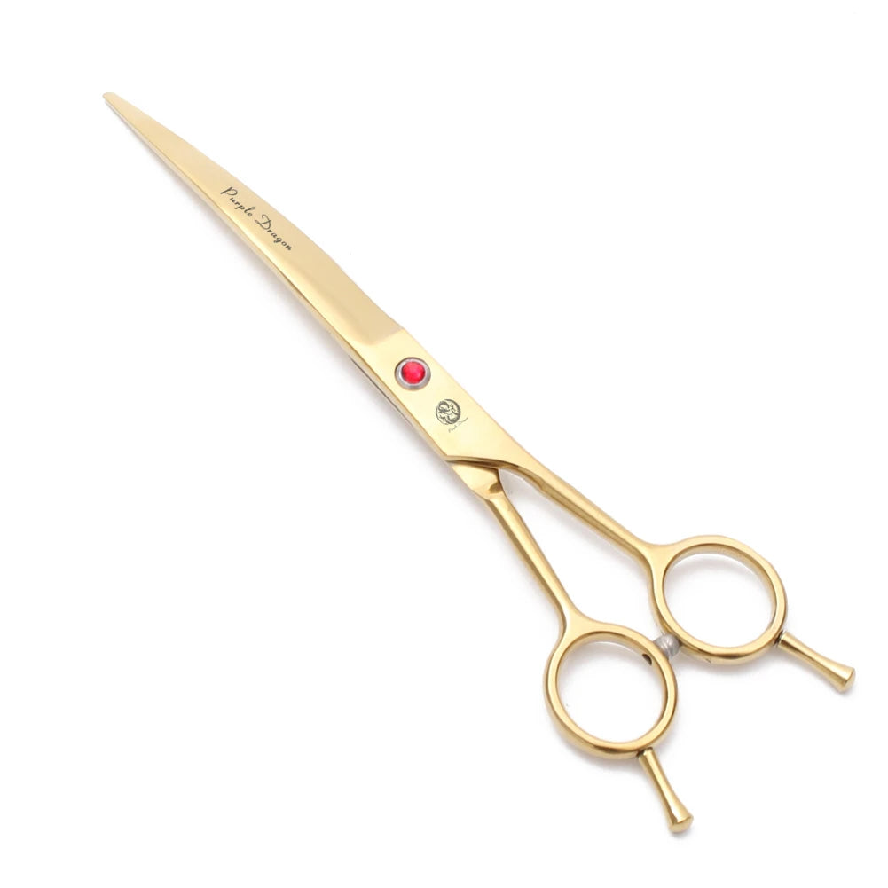 Professional Stainless Steel Curved Dog Grooming Scissors