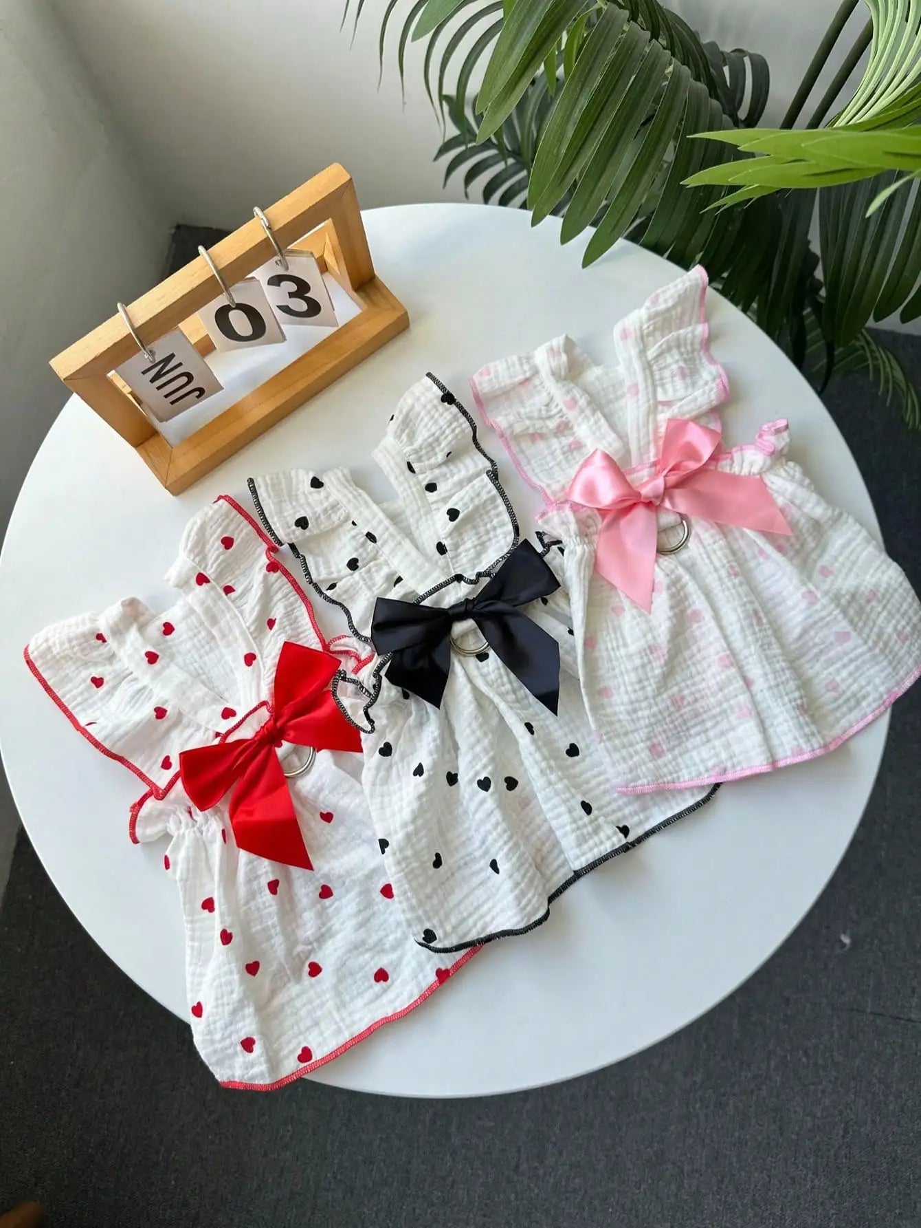Adorable Love Themed Cloth Dresses For Dogs And Cats