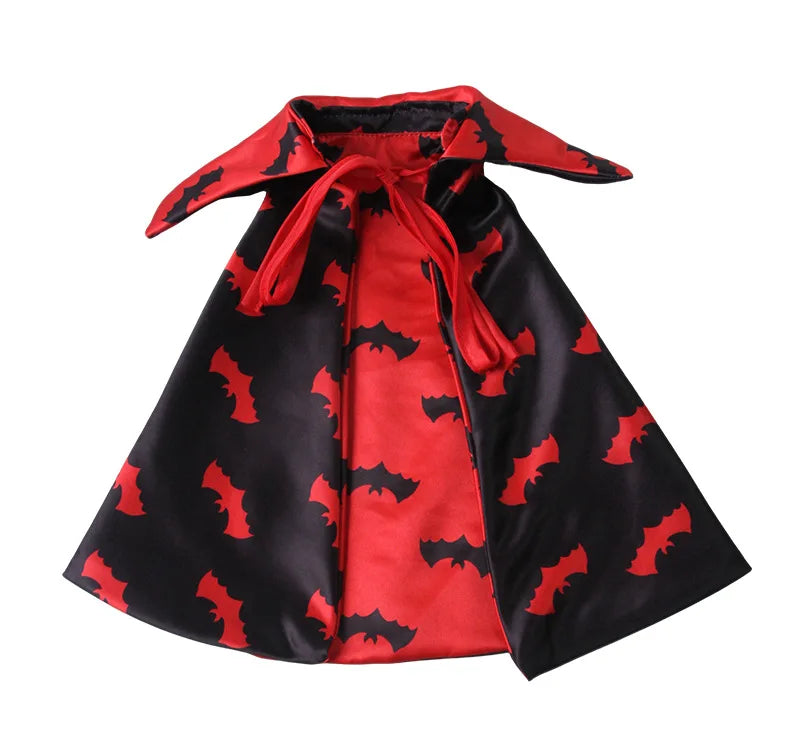Halloween Reversible Bat Vampire Cape Costume For Cats And Dogs