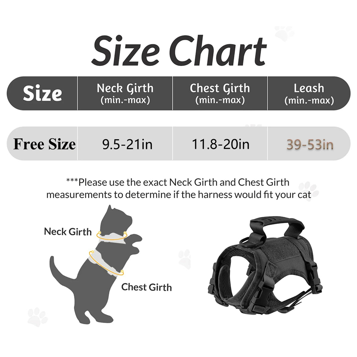 Adjustable Tactical Dog And Cat Harness Leash Walking Set